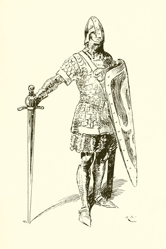 Rycerz normański autorstwa Gordon Frederick Browne