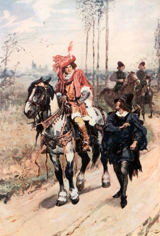 „Teraz, dobra młodzieńczo, ty jesteś hrabio Detstein” autorstwa Gordon Frederick Browne