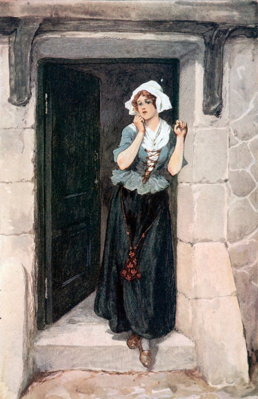 Zwykły wyraz jej twarzy był słodką zadumą autorstwa Gordon Frederick Browne