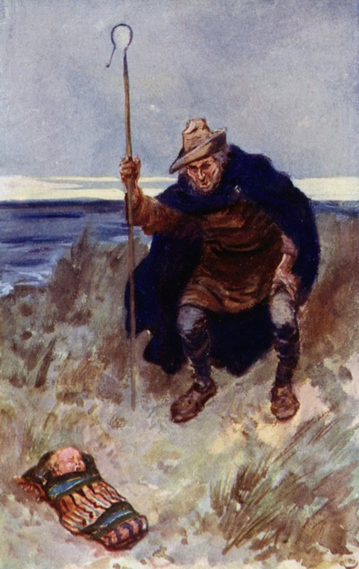 Opuszczone dziecko znalazł pasterz autorstwa Gordon Frederick Browne