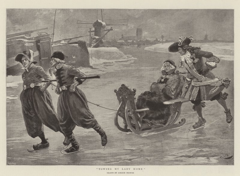 Holowanie mojej pani do domu autorstwa Gordon Frederick Browne