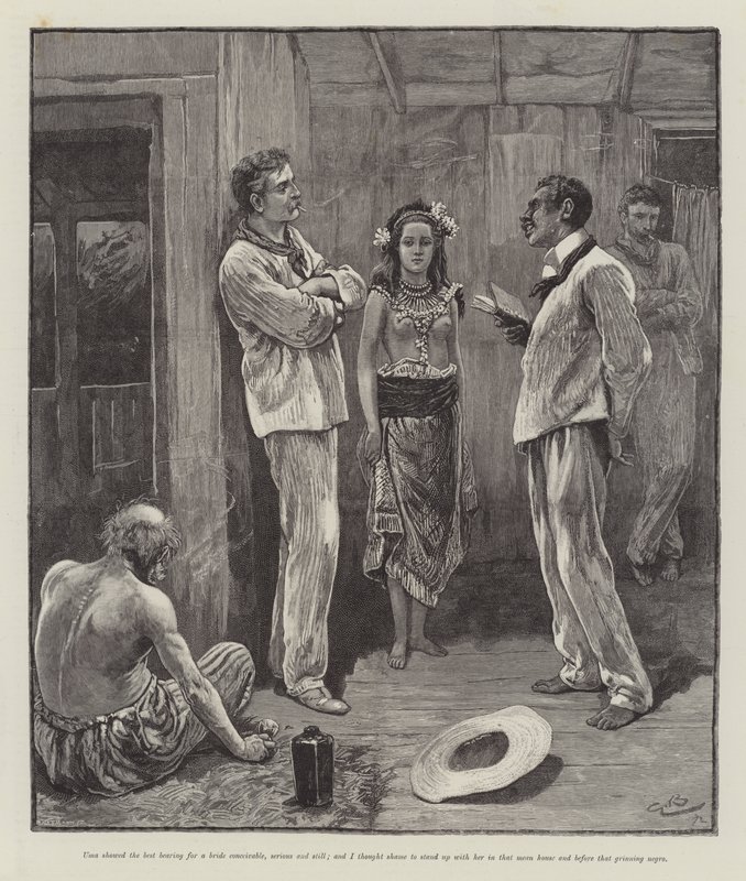 Uma, czyli plaża Falesa, Robert Louis Stevenson autorstwa Gordon Frederick Browne
