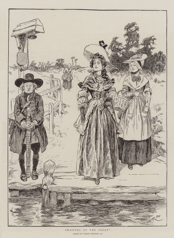 Czekam na promie autorstwa Gordon Frederick Browne