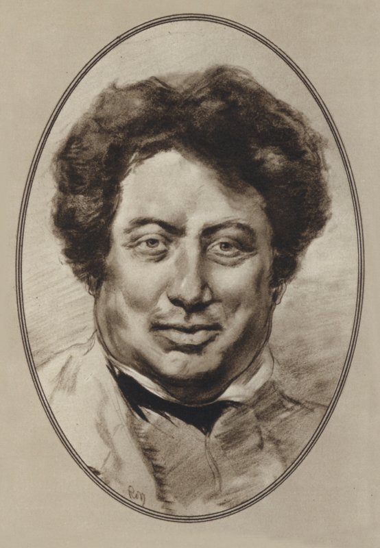 Alexandre Dumas, Pere (lito) autorstwa Gordon Ross