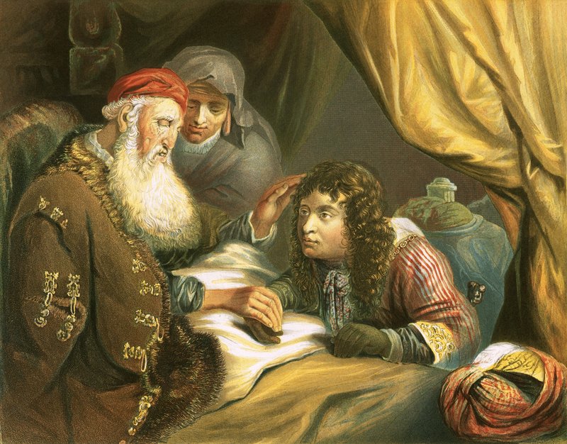 Głos Jakuba, ręce Ezawa autorstwa Govaert Flinck