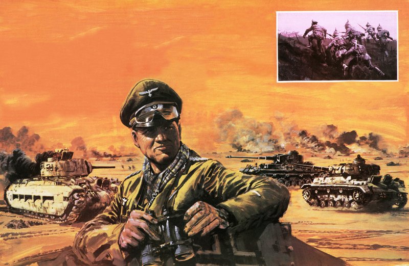Rommel w Afryce Północnej autorstwa Graham Coton