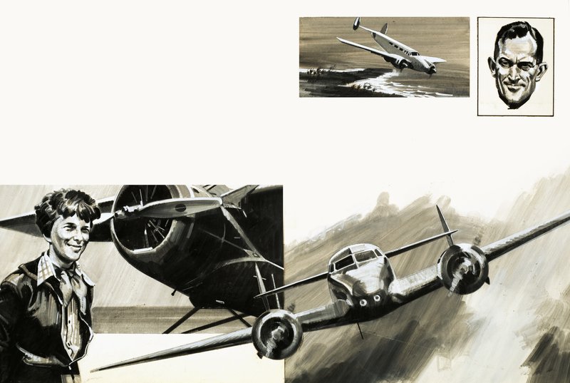 Tajemnicze zniknięcie Amelii Earhart autorstwa Graham Coton