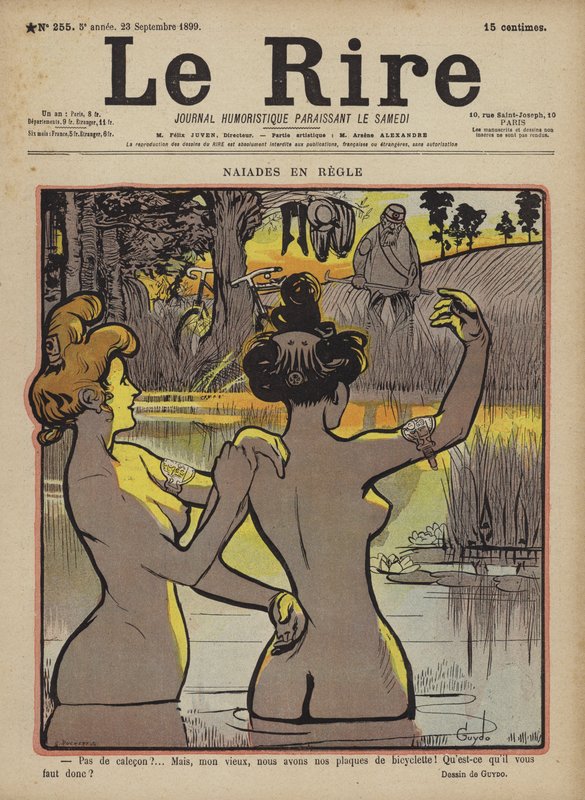 Ilustracja do Le Rire autorstwa Guillaume Le Barrois dOrgeval