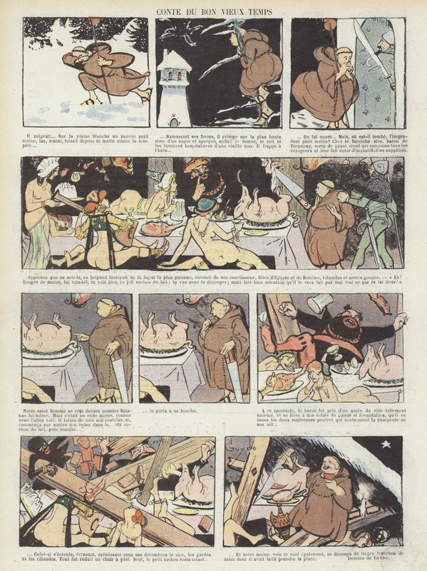 Ilustracja do Le Rire autorstwa Guillaume Le Barrois dOrgeval