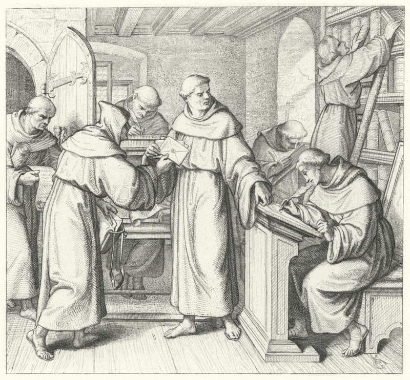 Marcin Luter, Wikariusz Saksonii i Turyngii (grafika) autorstwa Gustav Ferdinand Leopold Konig