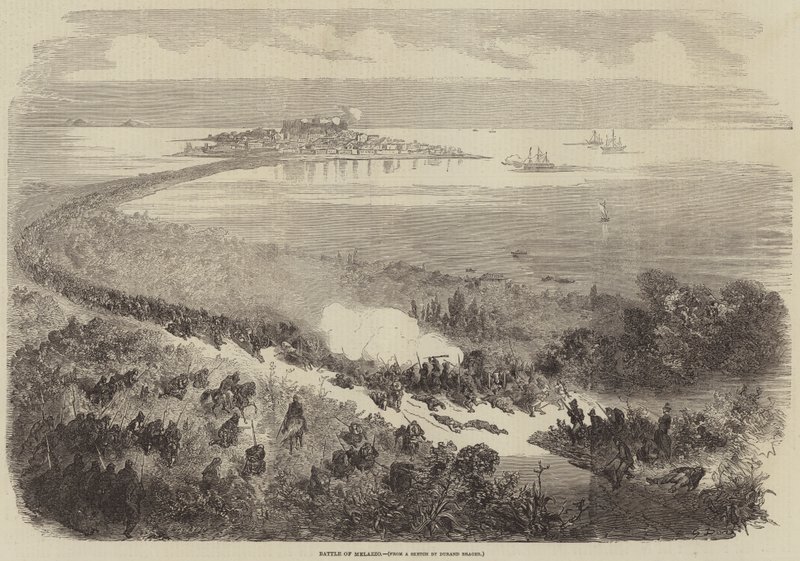 Bitwa pod Melazzo autorstwa Gustave Dore