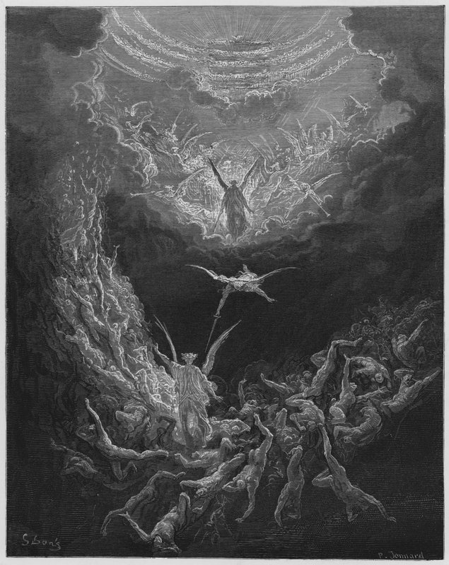 Gustave Dore Biblia: Sąd Ostateczny autorstwa Gustave Dore