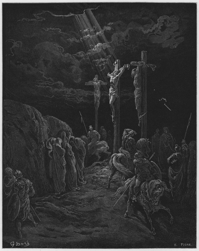 Gustave Dore Biblia: Śmierć Chrystusa autorstwa Gustave Dore