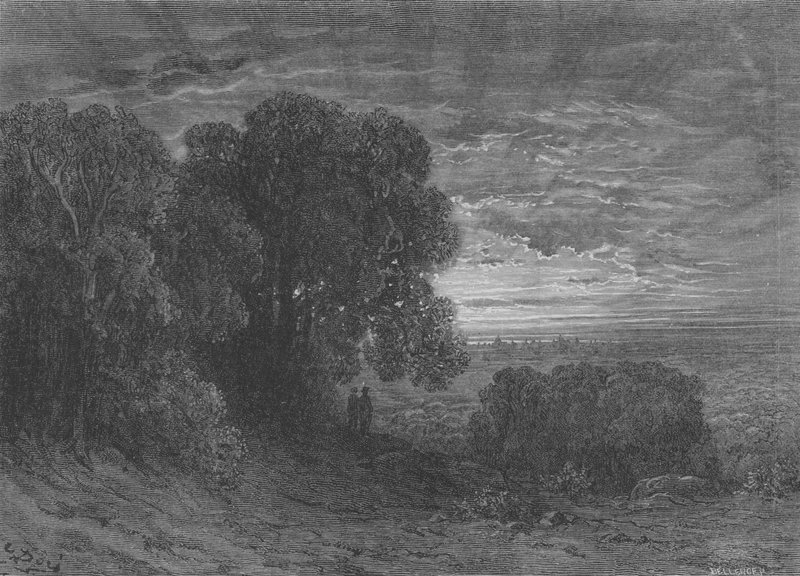 Okolice Londynu autorstwa Gustave after Dore