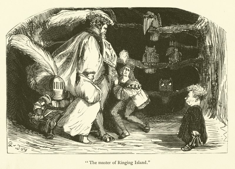 Ilustracja do dzieł Rabelais autorstwa Gustave after Dore