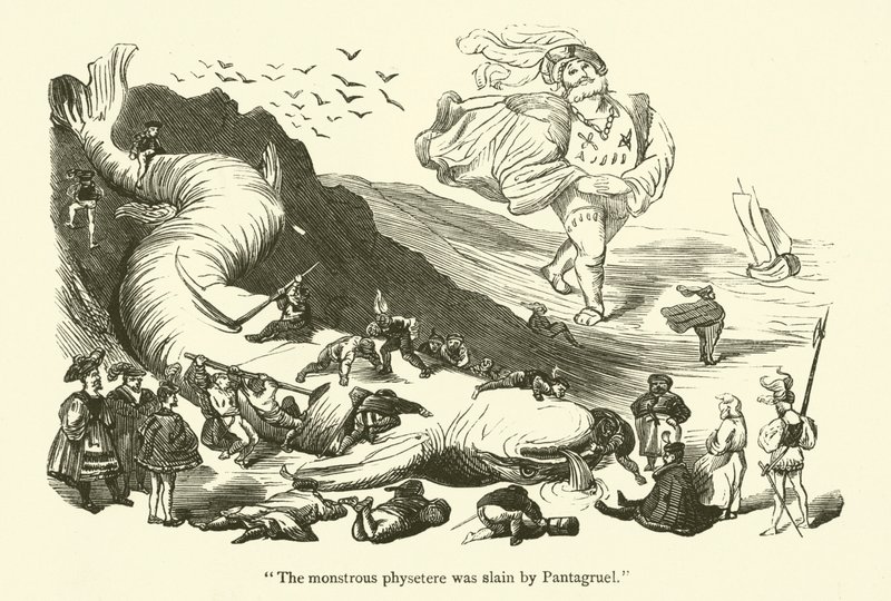 Ilustracja do dzieł Rabelais autorstwa Gustave after Dore