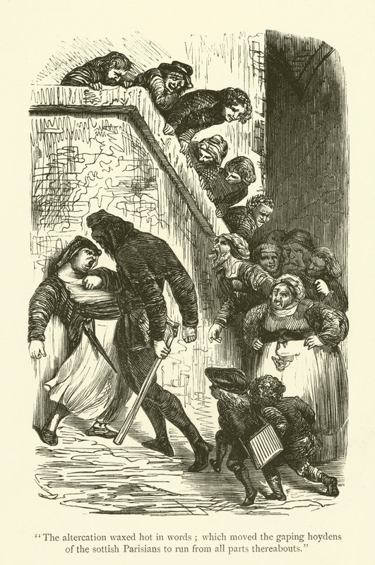 Ilustracja do dzieł Rabelais autorstwa Gustave after Dore