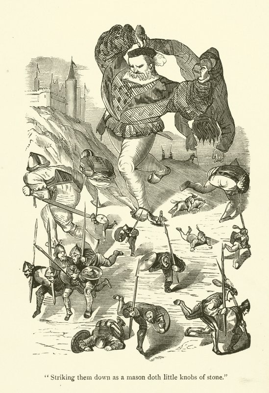 Ilustracja do dzieł Rabelais autorstwa Gustave after Dore
