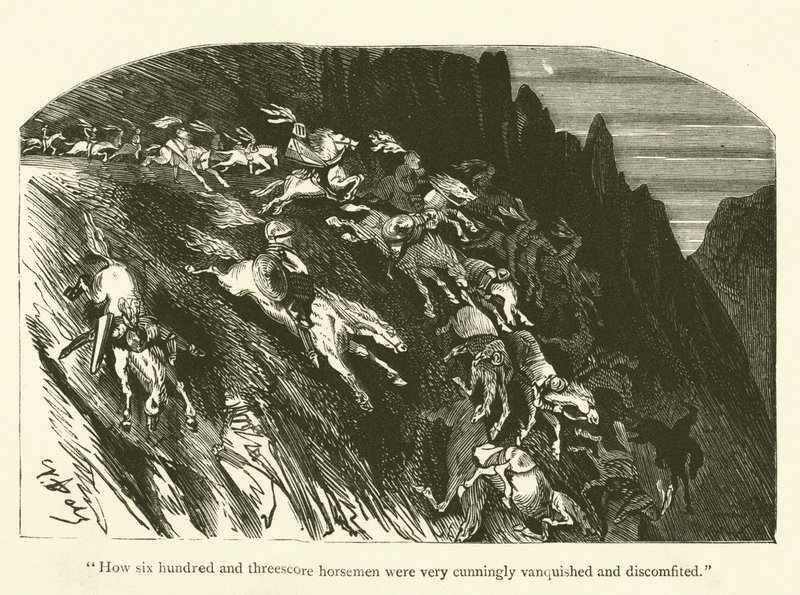 Ilustracja do dzieł Rabelais autorstwa Gustave after Dore