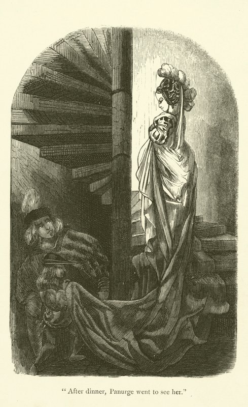 Ilustracja do dzieł Rabelais autorstwa Gustave after Dore