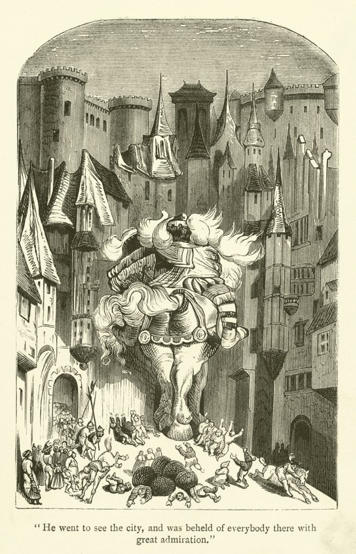 Ilustracja do dzieł Rabelais autorstwa Gustave after Dore