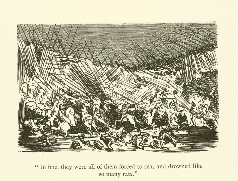 Ilustracja do dzieł Rabelais autorstwa Gustave after Dore