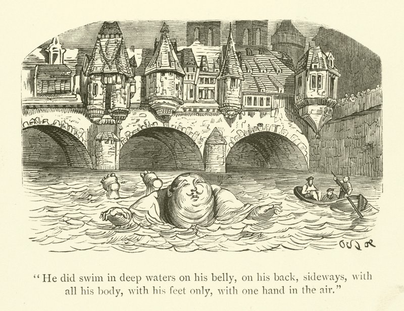 Ilustracja do dzieł Rabelais autorstwa Gustave after Dore
