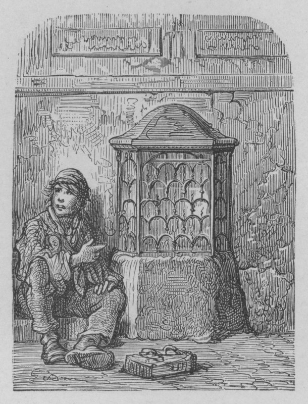 Najstarszy kamień w Londynie autorstwa Gustave after Dore