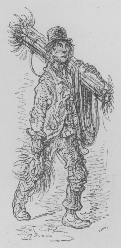 Kominiarz autorstwa Gustave after Dore