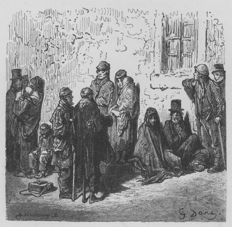 Nędznicy autorstwa Gustave after Dore