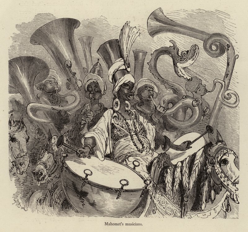 Muzycy Mahometa autorstwa Gustave after Dore