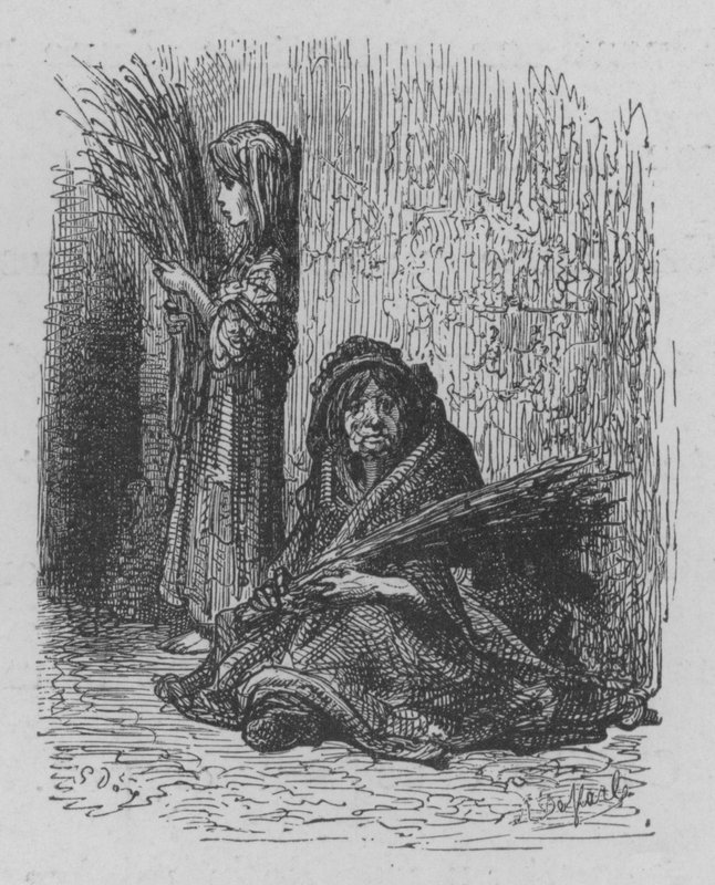 Marchandes De Lavande autorstwa Gustave after Dore