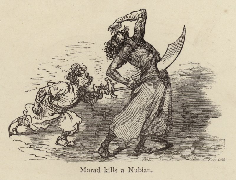 Murad zabija Nubiana autorstwa Gustave after Dore