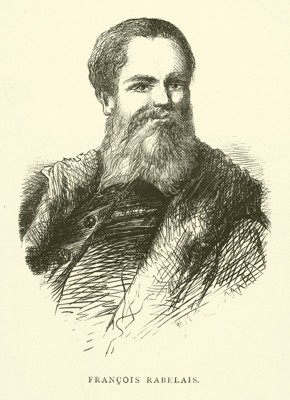 Portret Francois Rabelais autorstwa Gustave after Dore