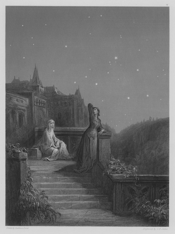 Scena tarasowa autorstwa Gustave after Dore