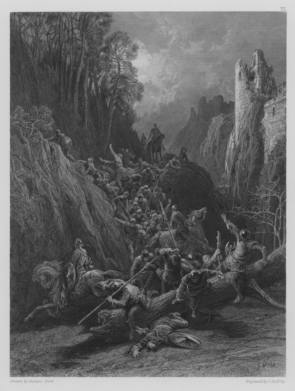 Lot Towarzyszy Łaskawych Earla Limours autorstwa Gustave after Dore