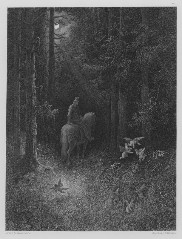 Radosne duszki autorstwa Gustave after Dore
