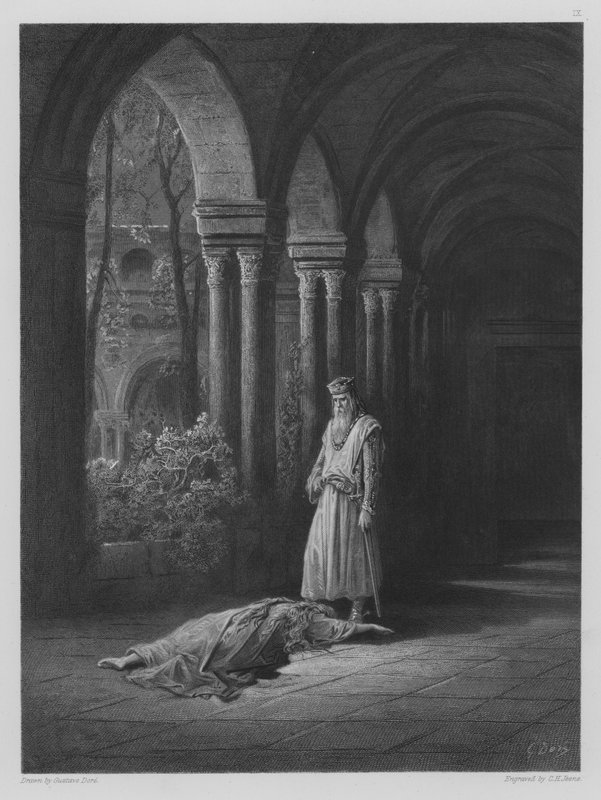 Pożegnanie królów autorstwa Gustave after Dore