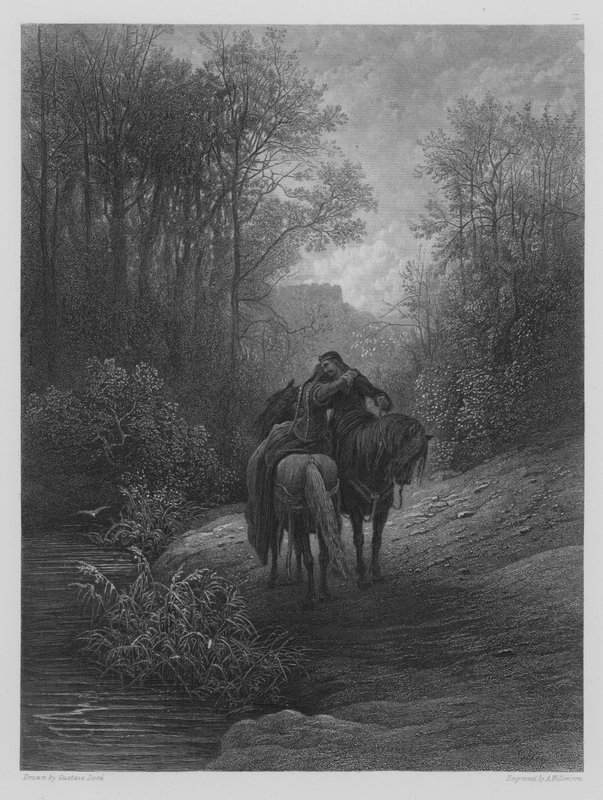 Rozstanie autorstwa Gustave after Dore