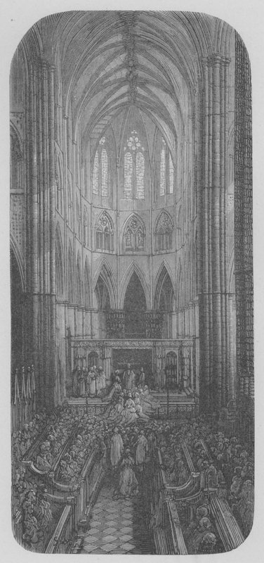 Wesele w Westminsterze autorstwa Gustave after Dore