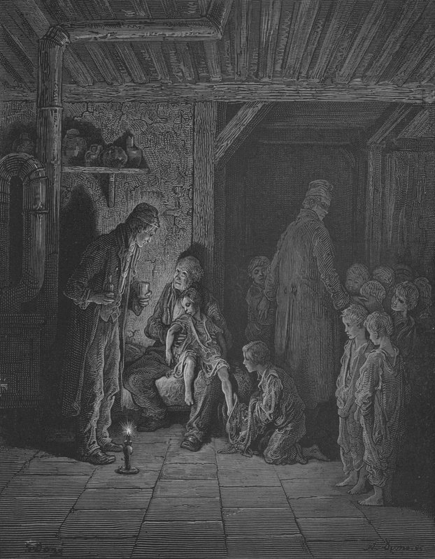 Dom Schronienia autorstwa Gustave after Dore