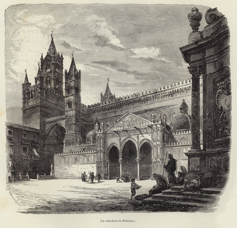 Katedra w Palermo autorstwa Gustave Bauernfeind