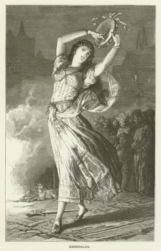 Esmeralda autorstwa Gustave Brion