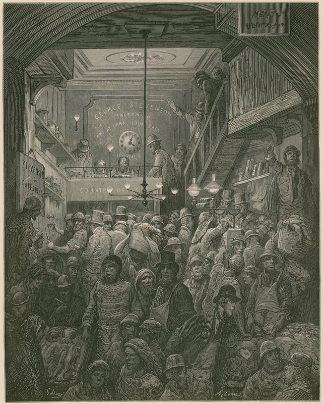 Billingsgate autorstwa Gustave Dore