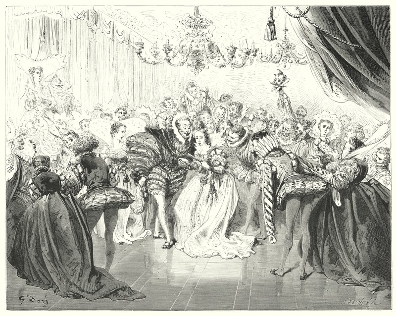 Kopciuszek (grawerunek) autorstwa Gustave Dore