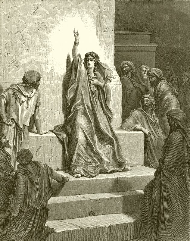 Debora (grawerowanie) autorstwa Gustave Dore