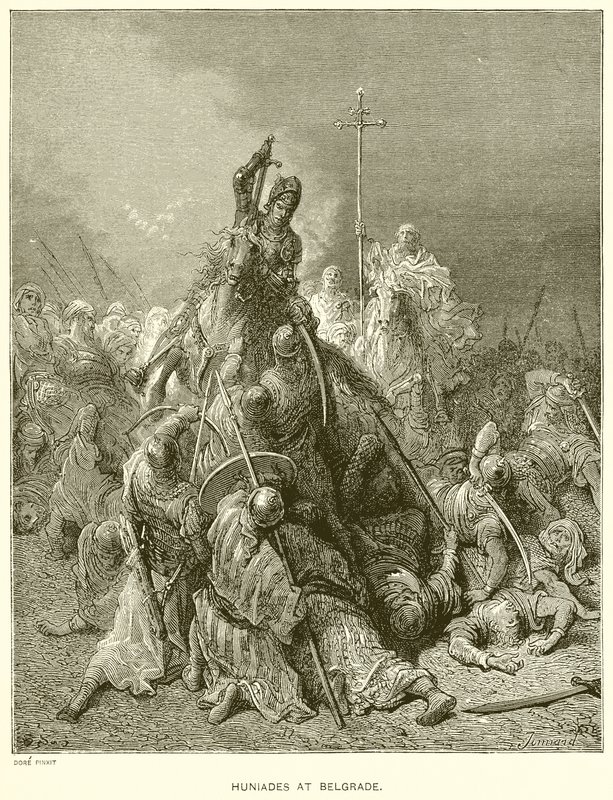 Huniades w Belgradzie autorstwa Gustave Dore