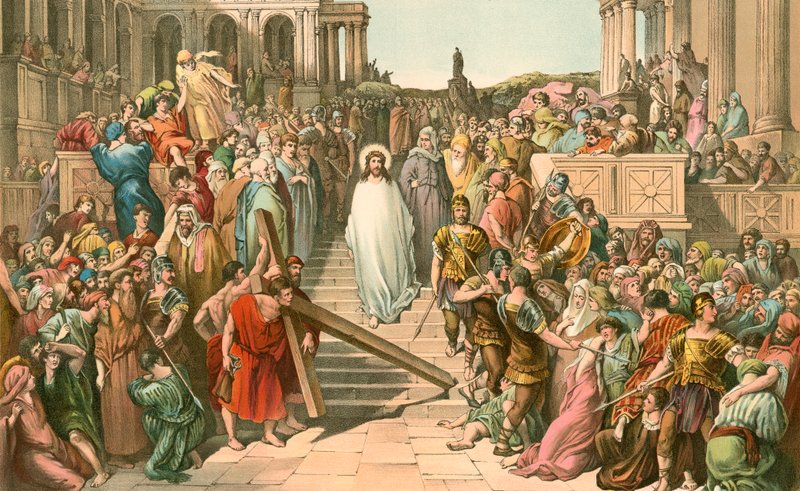 Jezus w drodze na Kalwarię autorstwa Gustave Dore