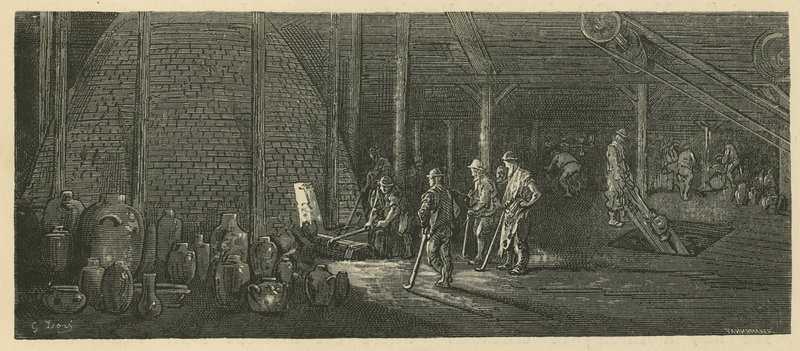 Garncarstwo Lambeth autorstwa Gustave Dore