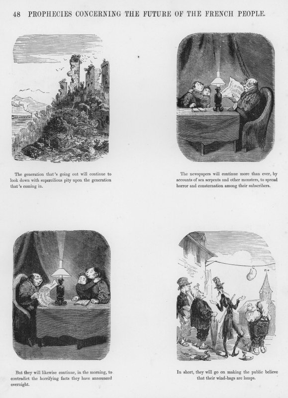 Szkice humorystyczne i groteskowe Gustave Dore (grafika) autorstwa Gustave Dore